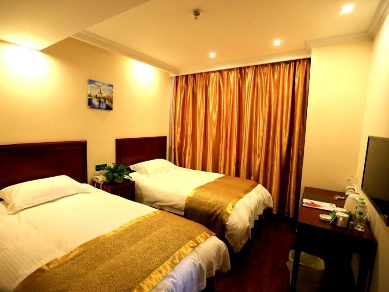 Greentree Inn Shandong Yantai Railway Station South Plaza Joy City Shell Hotel Bagian luar foto
