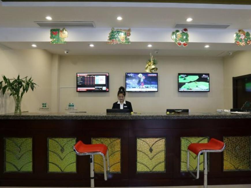 Greentree Inn Shandong Yantai Railway Station South Plaza Joy City Shell Hotel Bagian luar foto